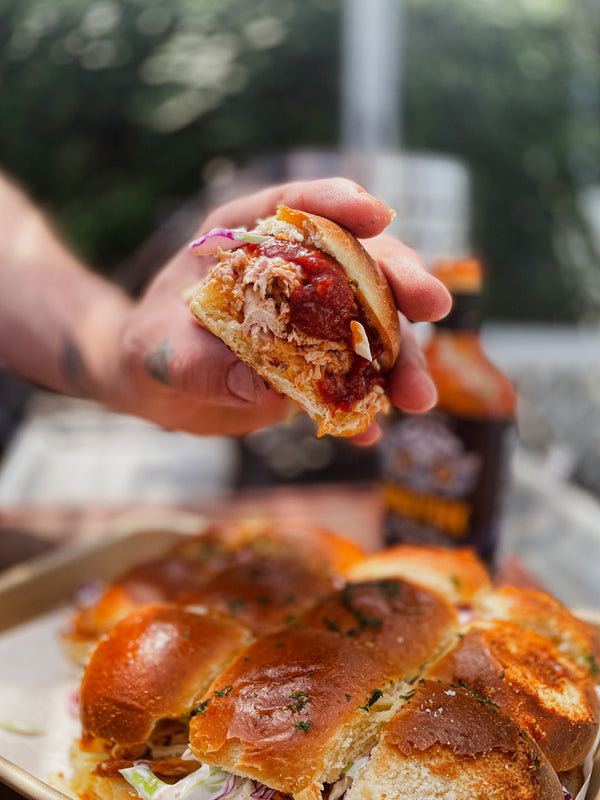 Pulled Chicken Sliders