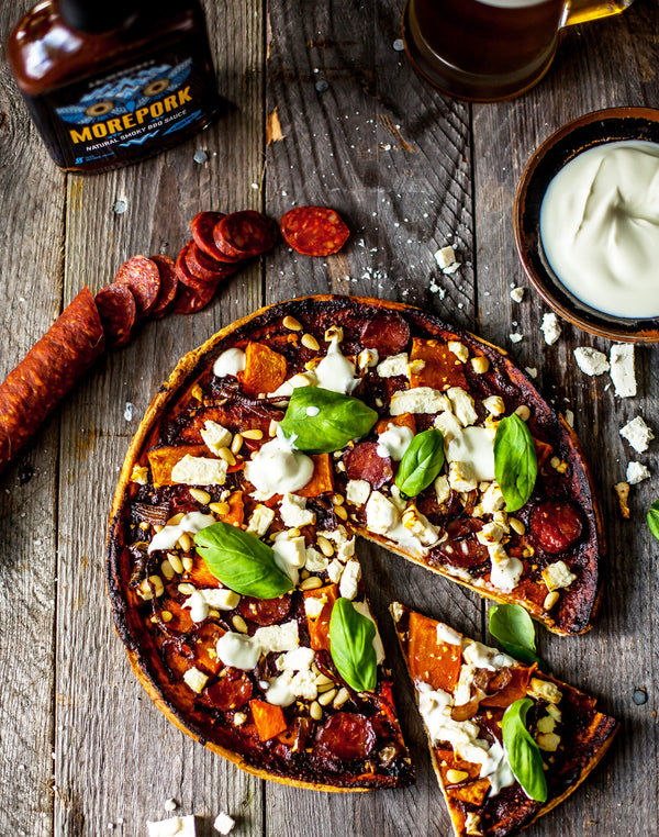 Pumpkin Chorizo BBQ Pizza