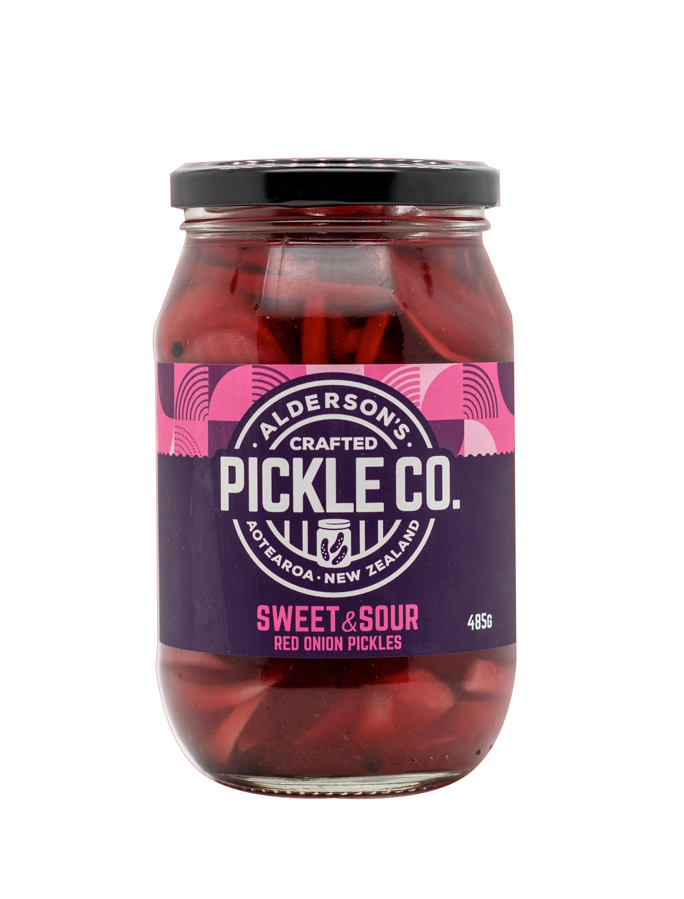 Sweet and Sour Red Pickle Onion