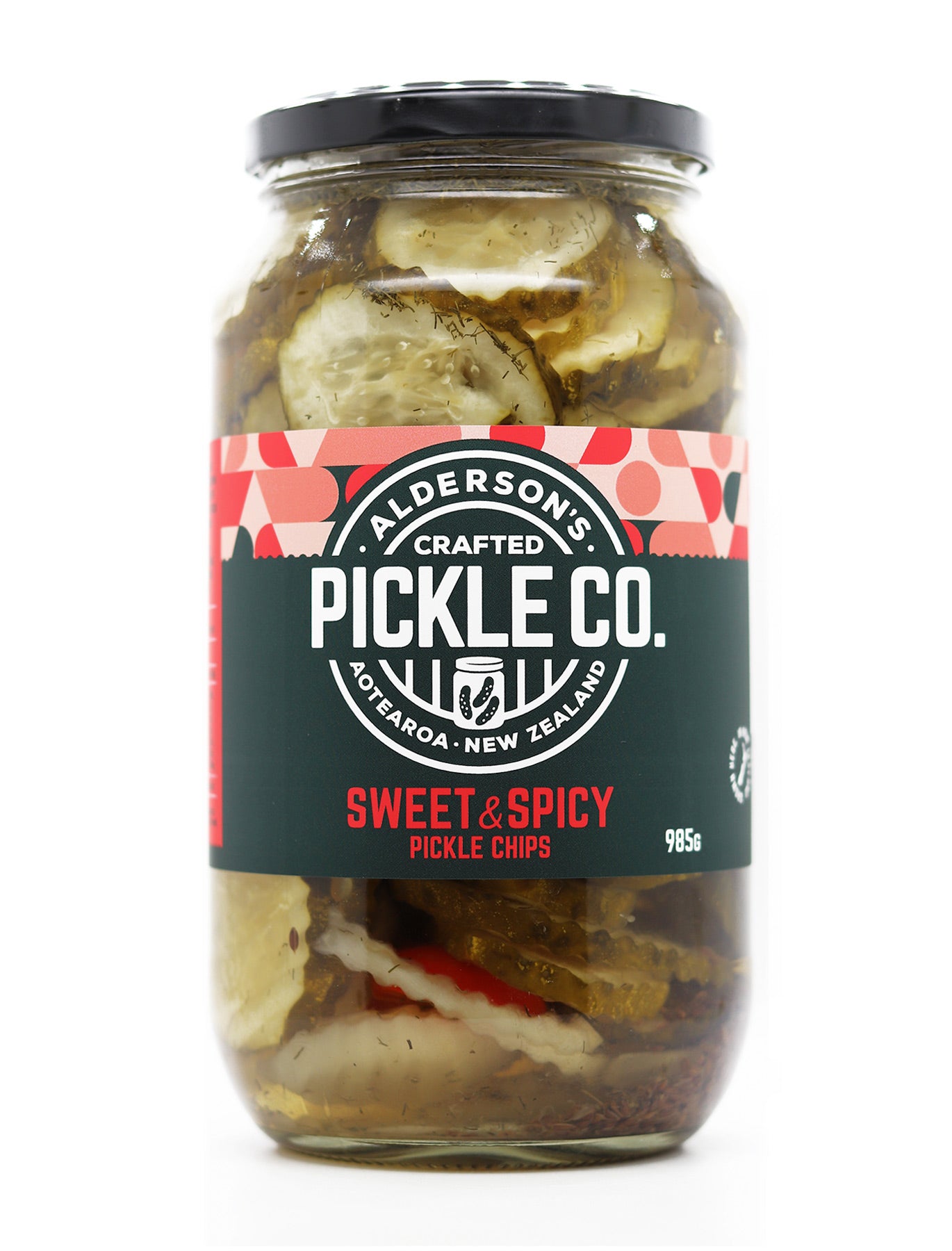 Sweet and Spicy Crinkle Cut Pickles