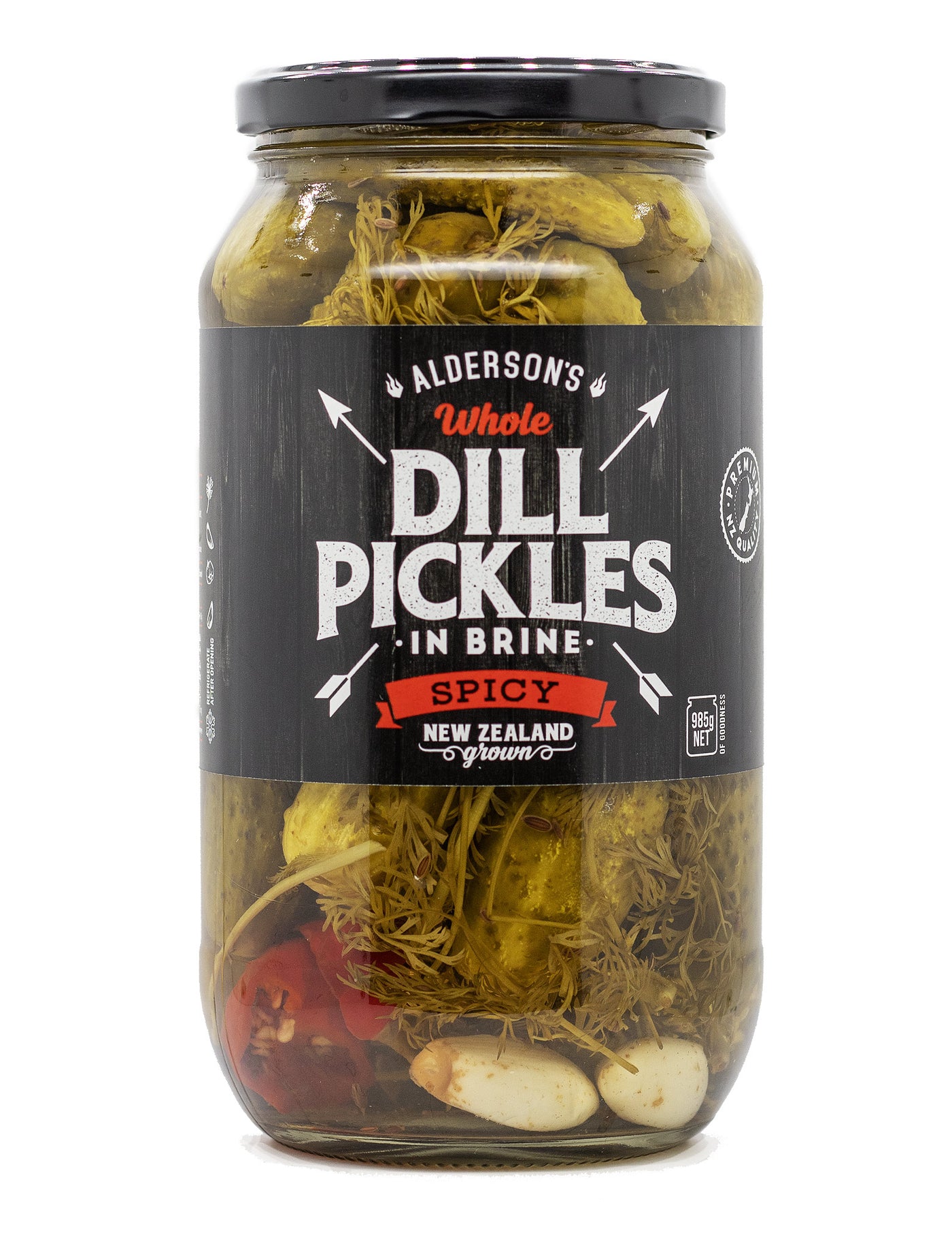 Spicy Garlic & Dill Whole Dill Pickles
